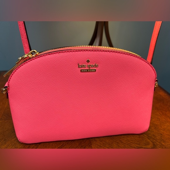 Kate Spade Cameron Street Blossom Hilli color bright flamingo Crossbody Bag - Picture 10 of 13